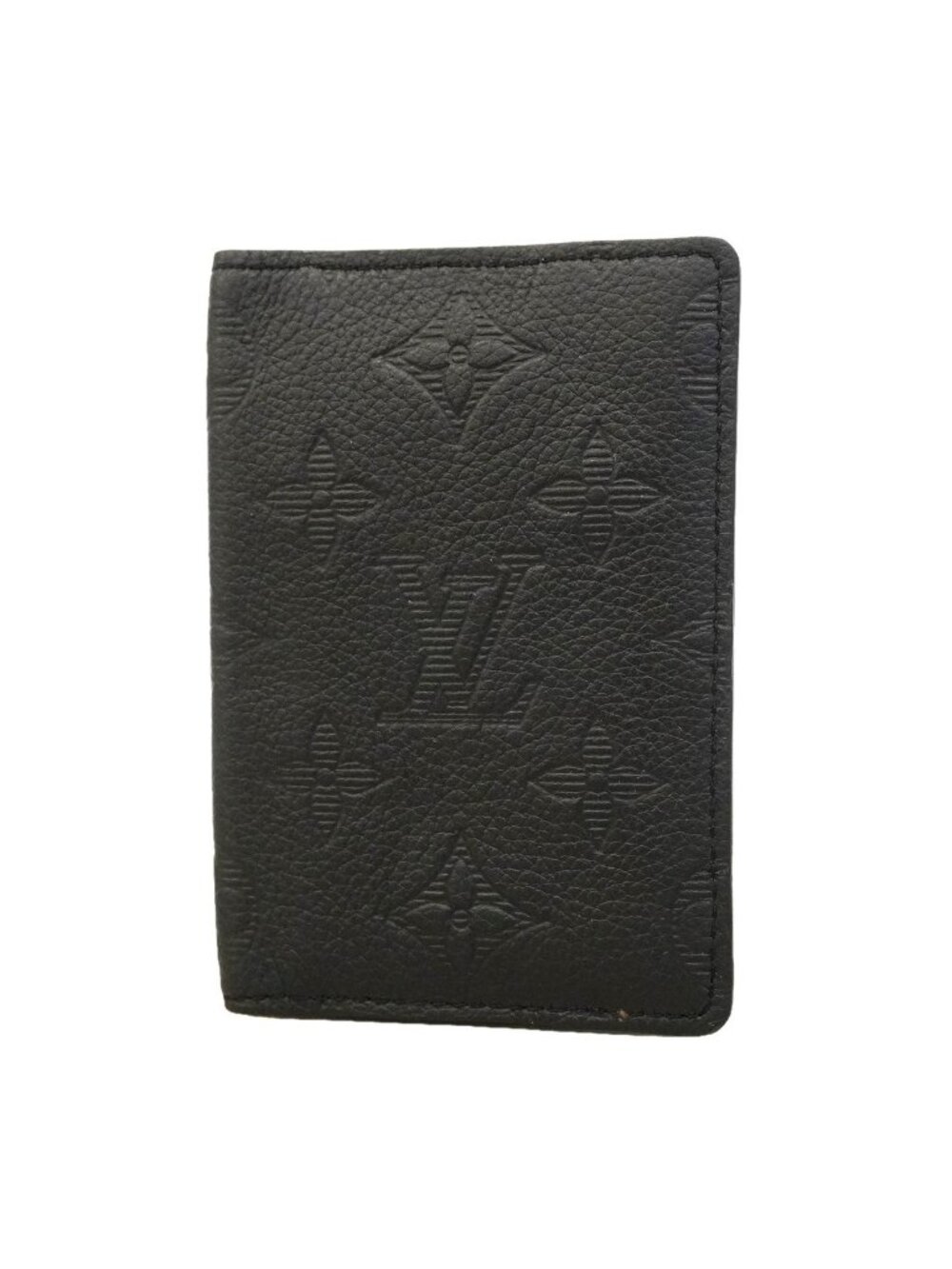 Louis Vuitton Card Case Monogram Shadow Pocket Organizer Black